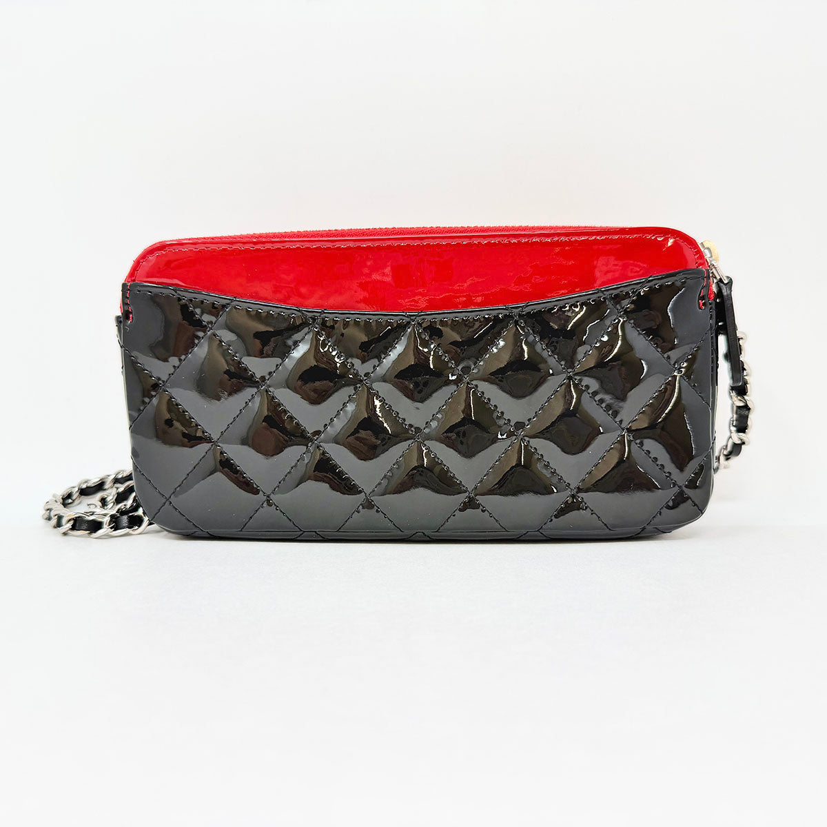 Chanel Bi-color Double Zip Wallet on Chain
