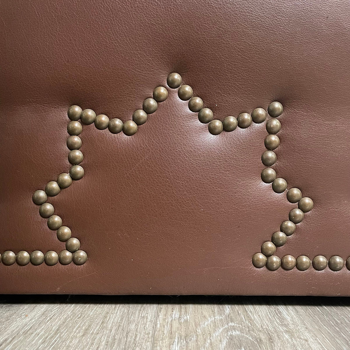 Leather Ottoman