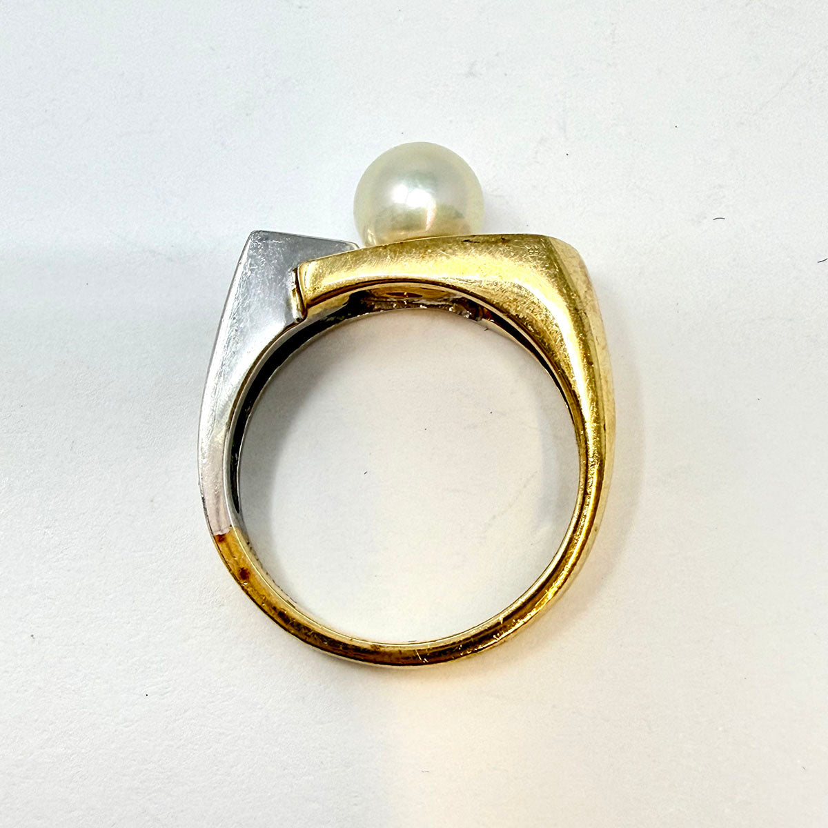 Pearl and Diamond Ring
