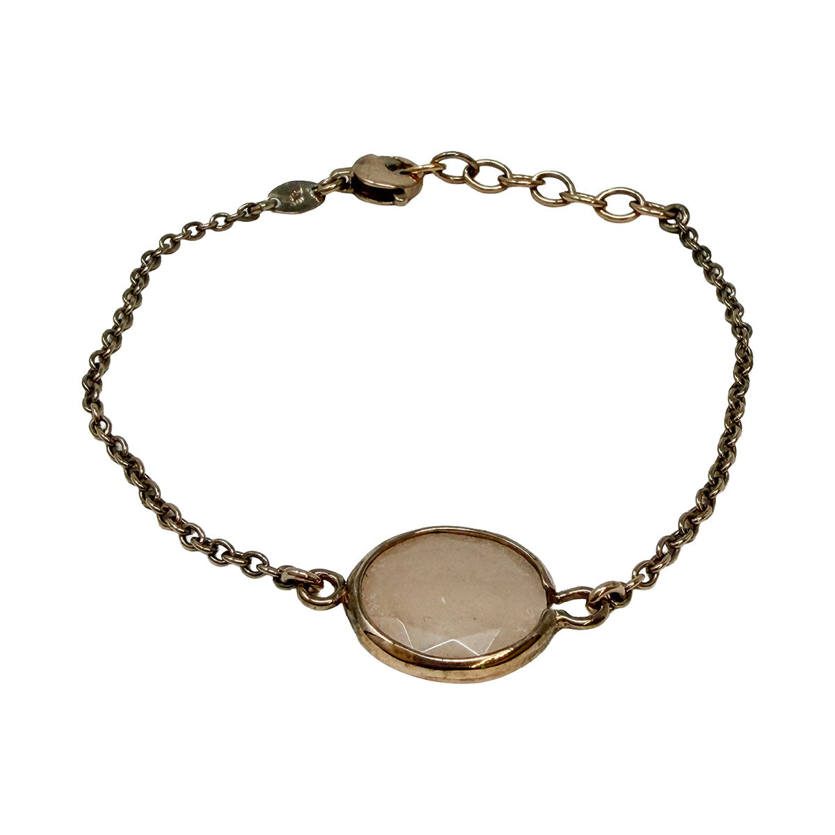 Gold-plated 8.5" Bracelet with Adventurine