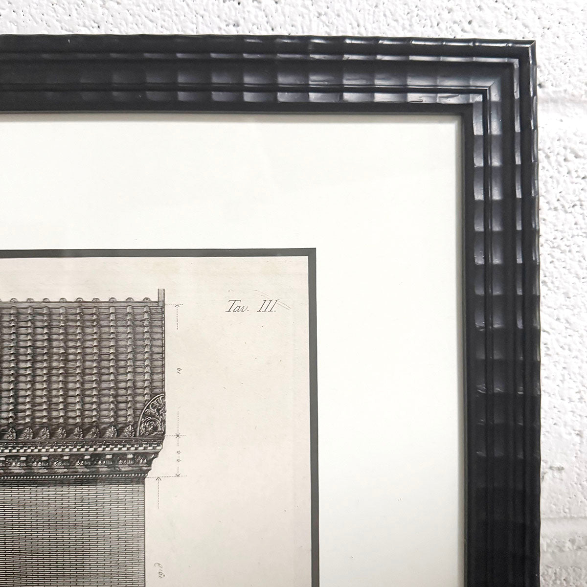Framed Architectural Print "Temple of Honor and Virtue"