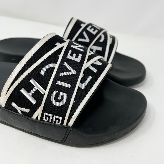 Givenchy Logo Strap Slides