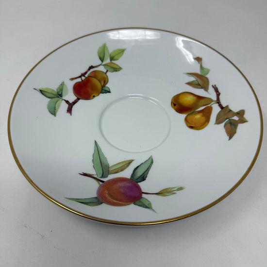 Pair of Evesham Jumbo Cup and Saucer