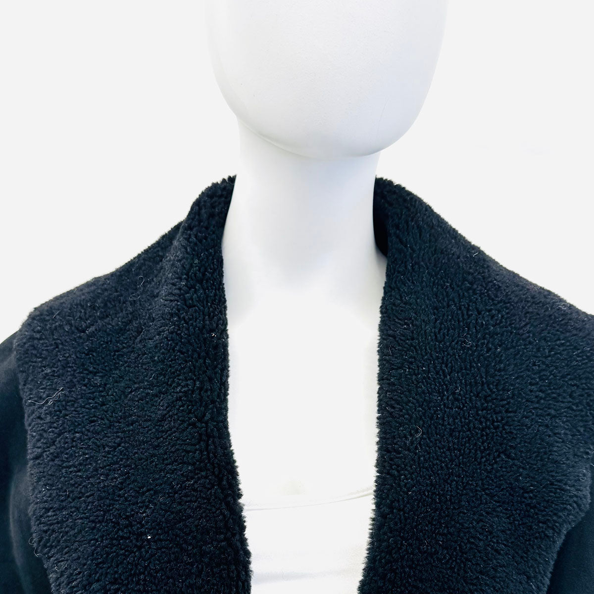 Eskandar Black Shearling Coat