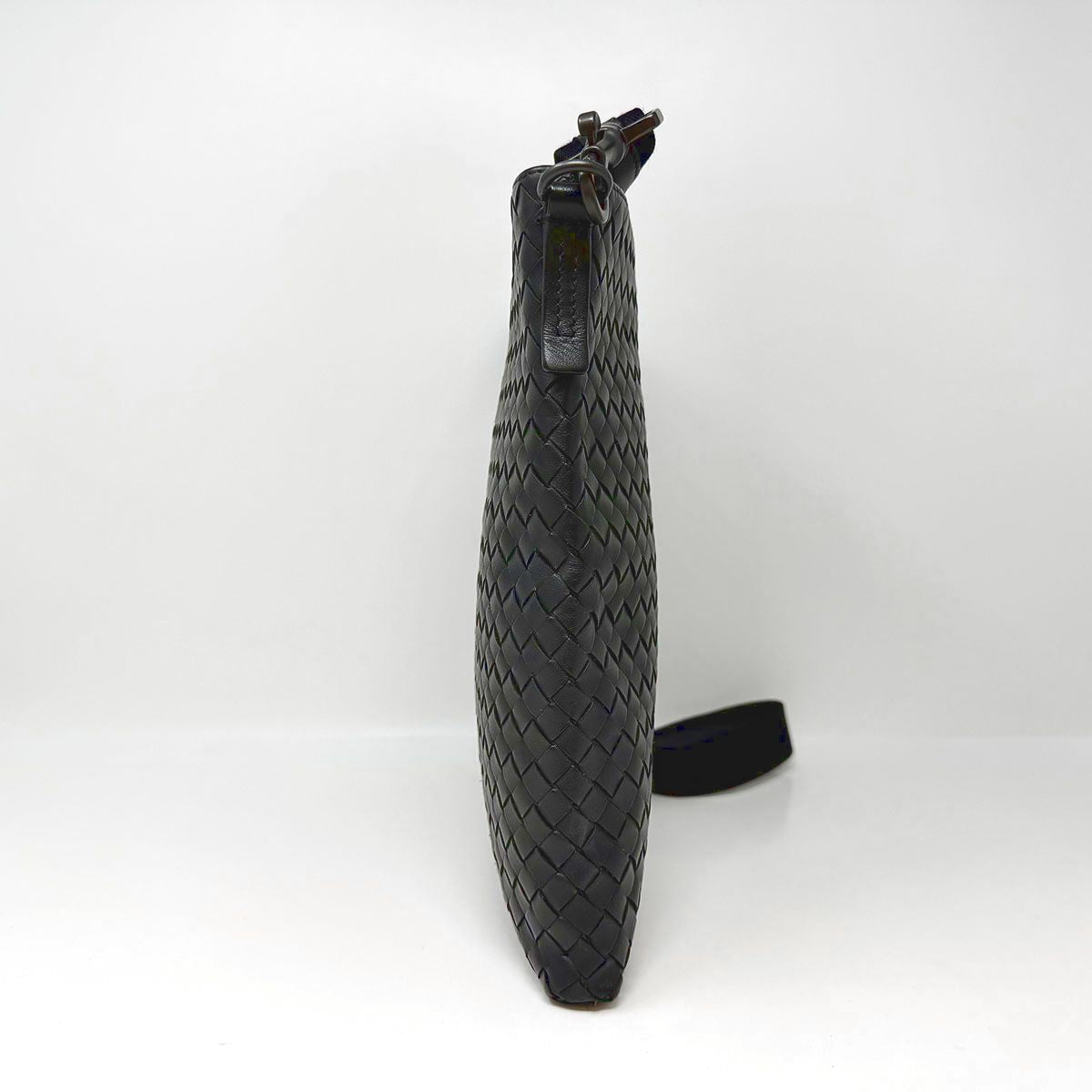 Bottega Veneta Intrecciato Flat Messenger Bag