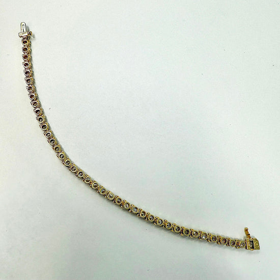 14K Gold Diamond Tennis Bracelet