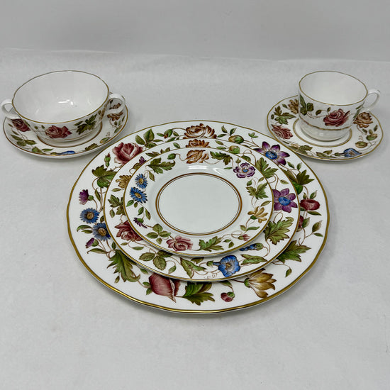 90 Pcs: 10 7 Pc Place Settings Virginia China +16xtra Dishes & 4 Serving Pcs