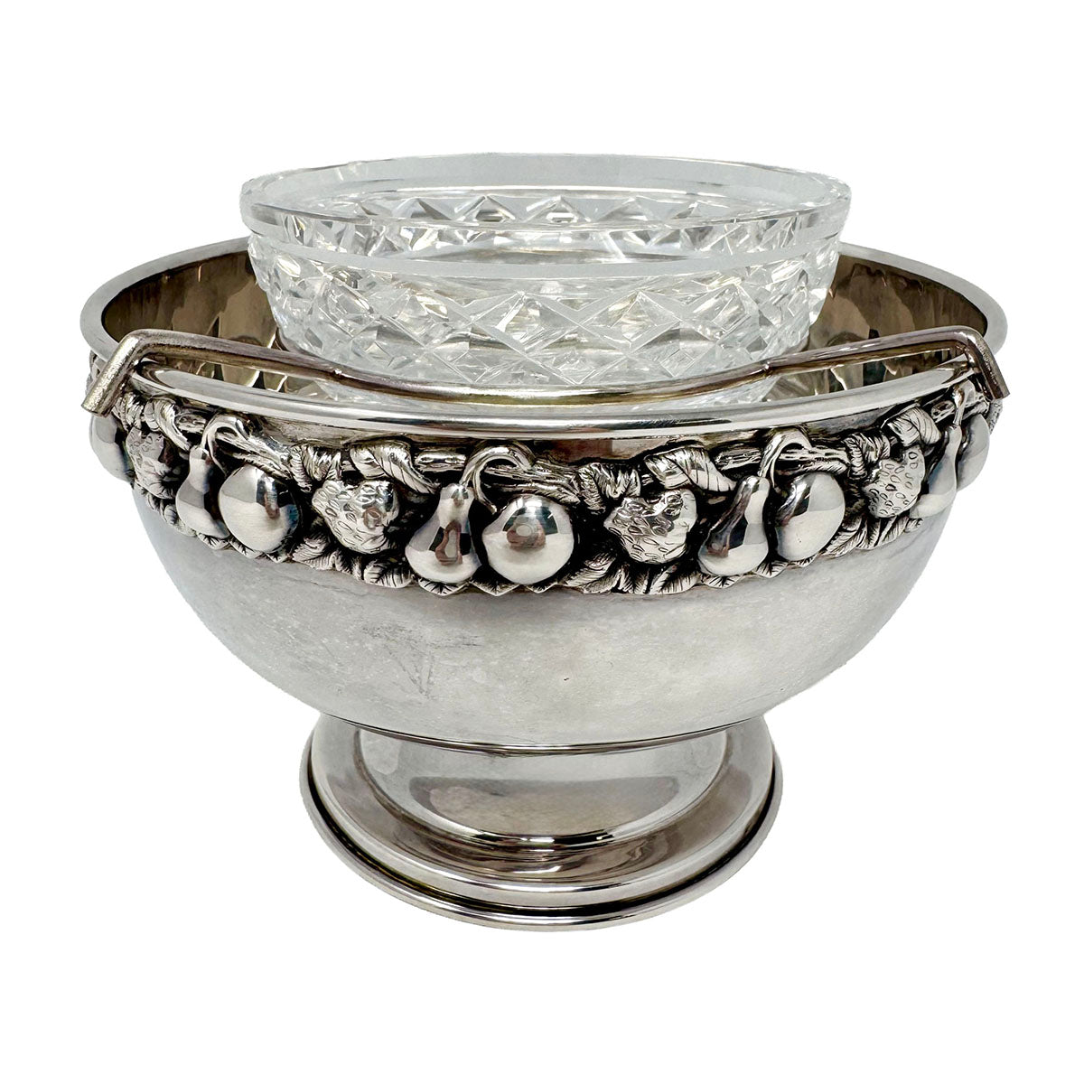 Caviar Dish with Glass Insert