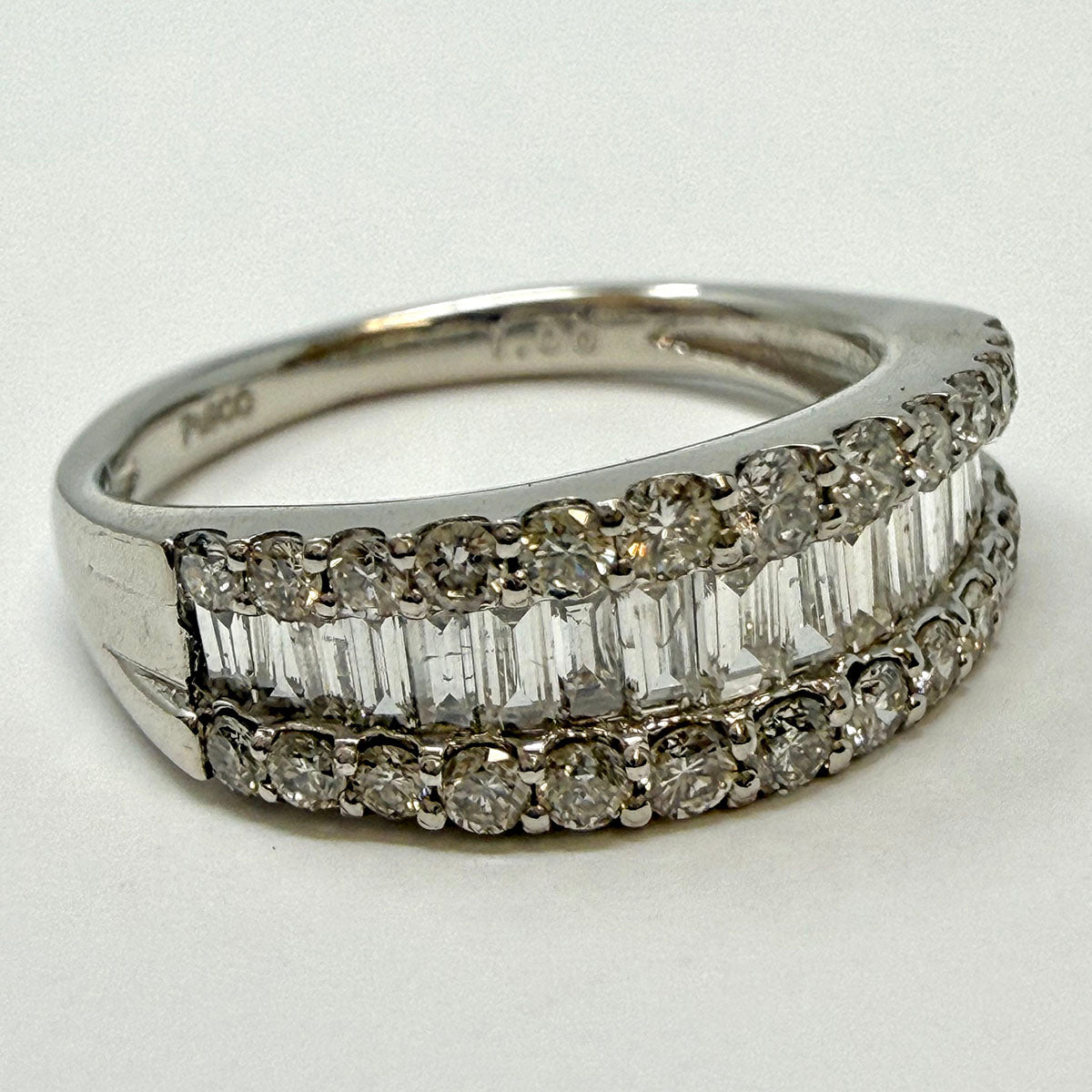 Platinum and Diamond Ring