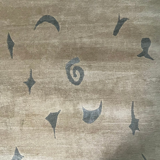 Sea Green & Brown Area Rug