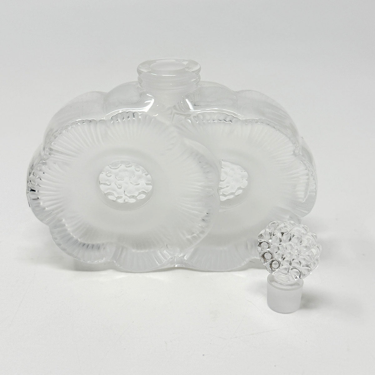 Lalique Deux Fleurs Perfume Bottle w Stopper