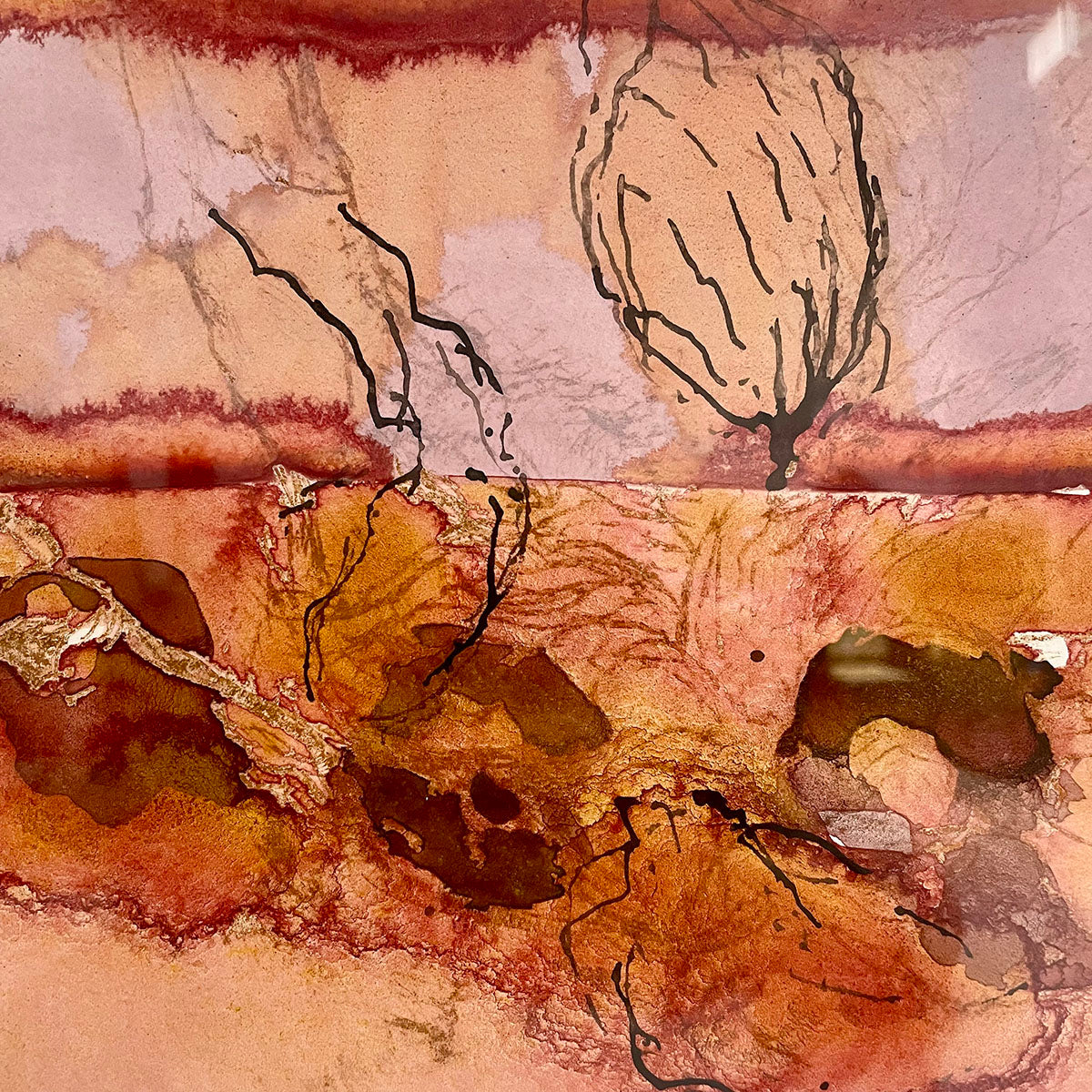 "Atras 2" Signed, Numbered and Dated 1998