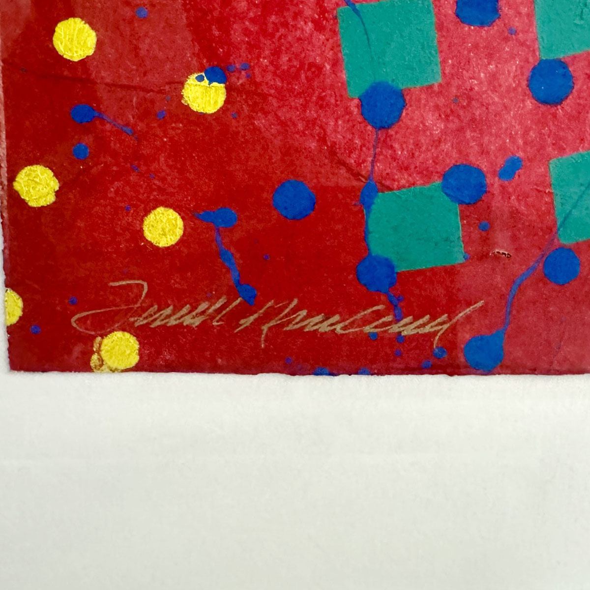 "Mixed Media Collage" Signed