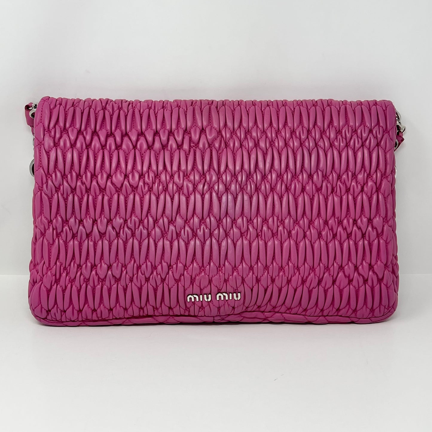 Miu Miu Crystal Matelasse Shoulder Bag