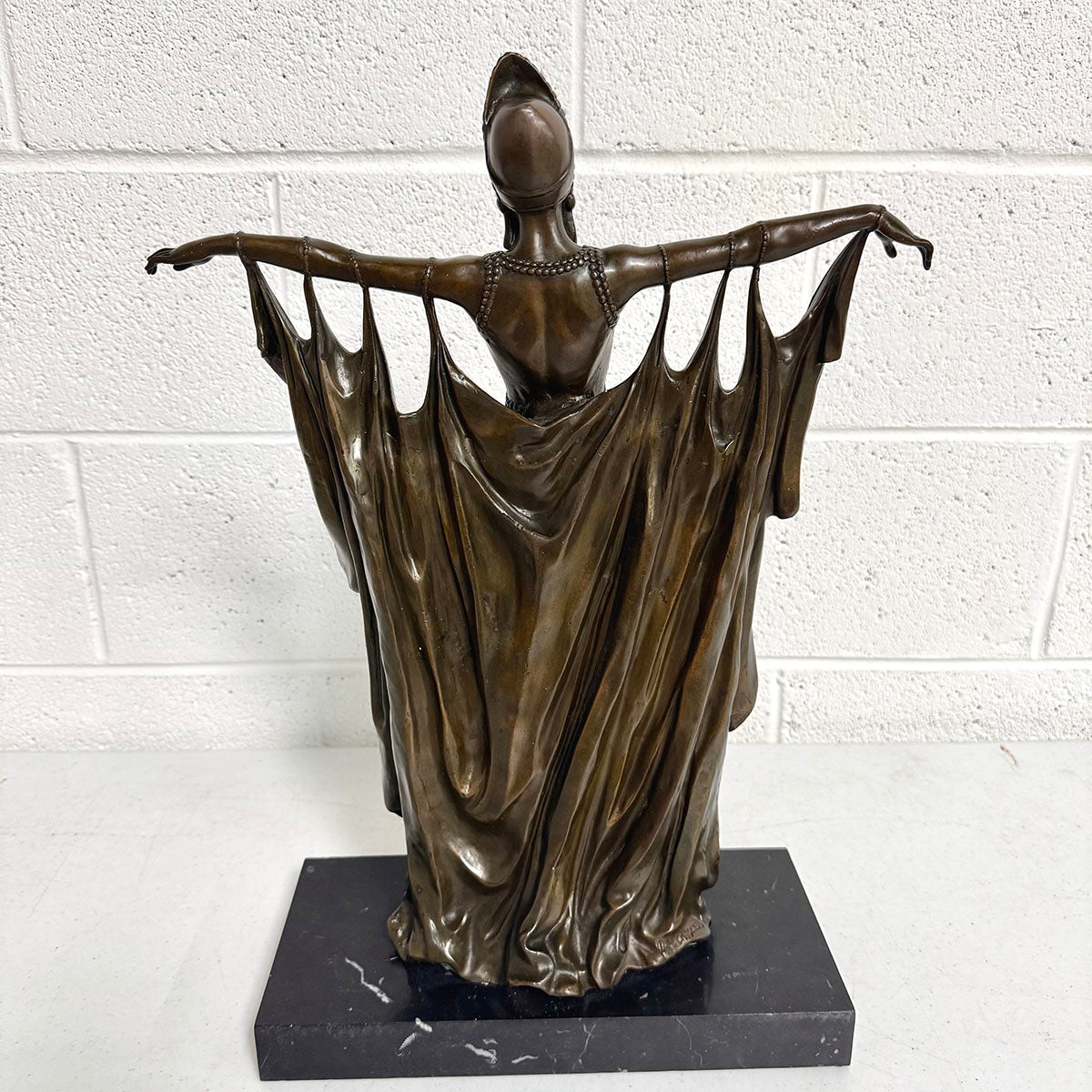 "Semiramis the Mythical Queen" Bronze Sculpture Signed
