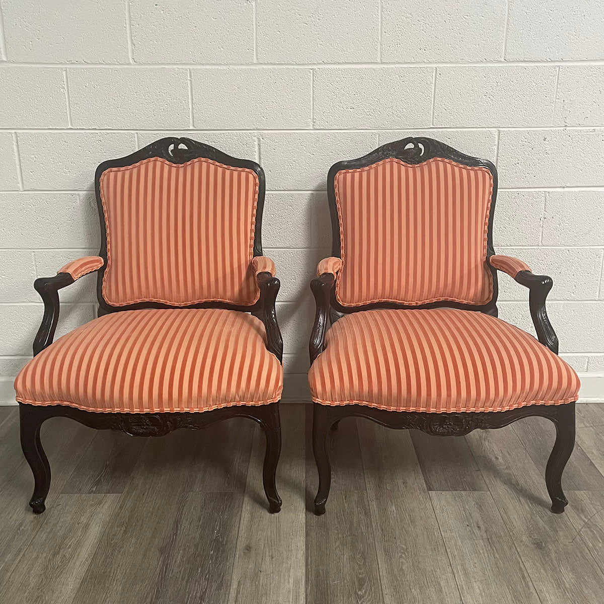 Pair Of Coral Accent Chair