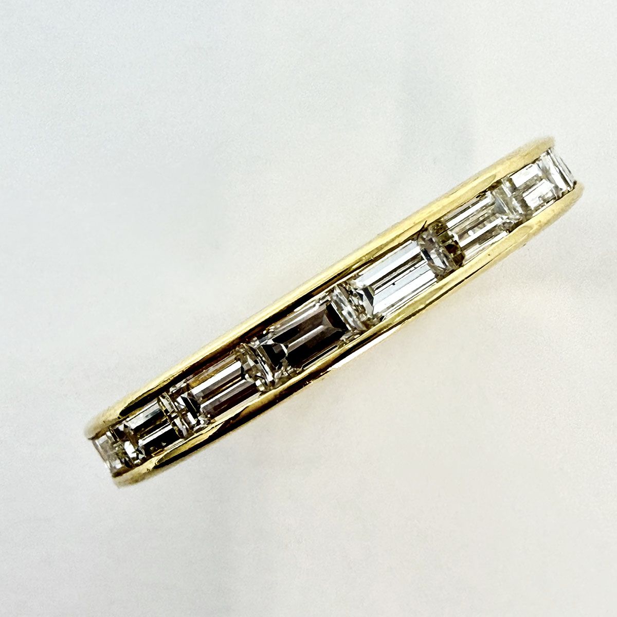 18K Gold Baquette Diamond Ring