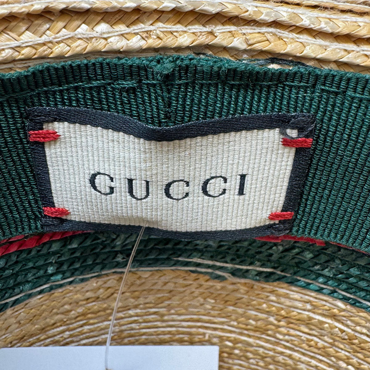Gucci Straw Fedora Hat