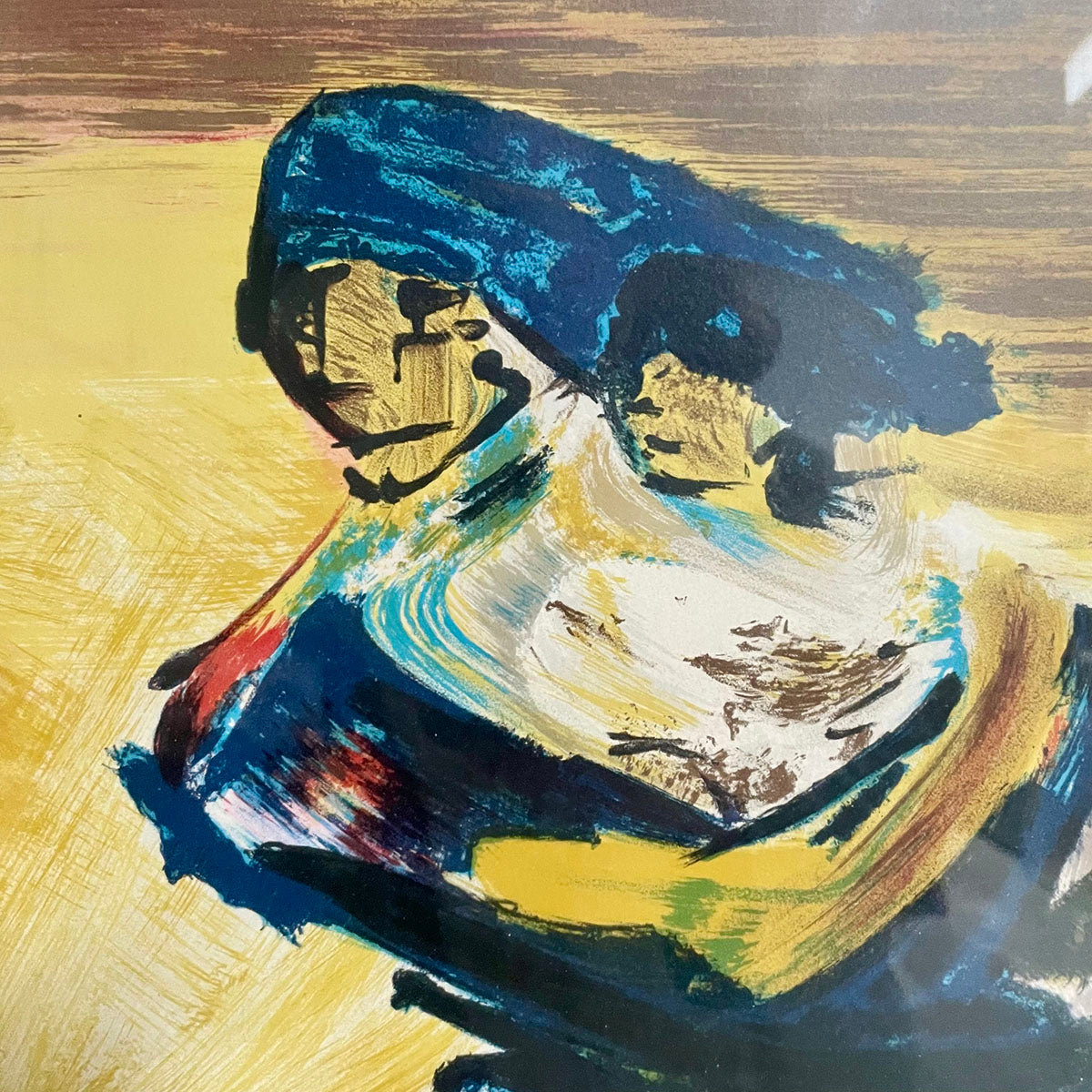 "Mother and Child" Lithograph Signed 1/250  C 1968