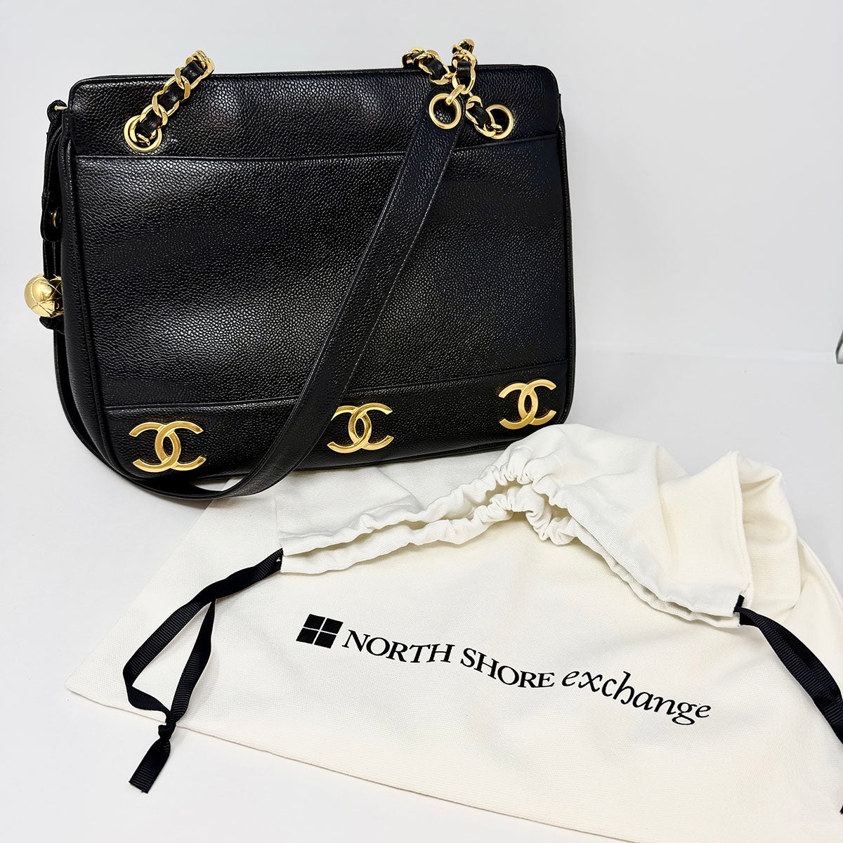 Chanel Vintage Triple CC Tote