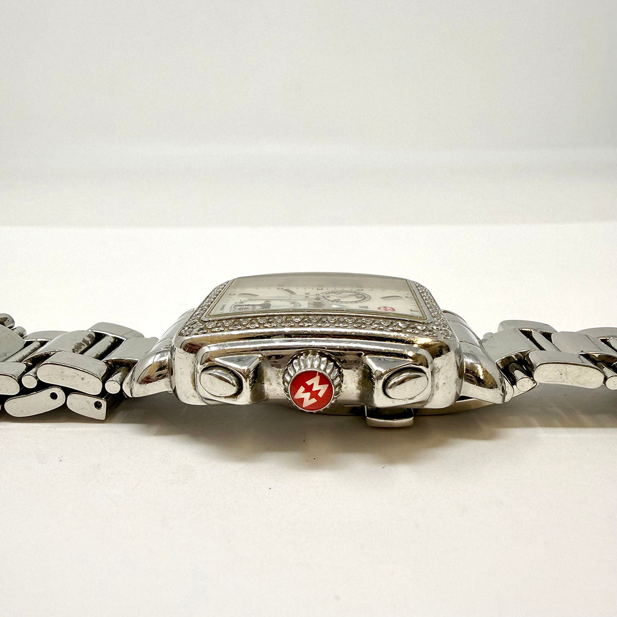 Michele Deco Diamond Chronograph Watch