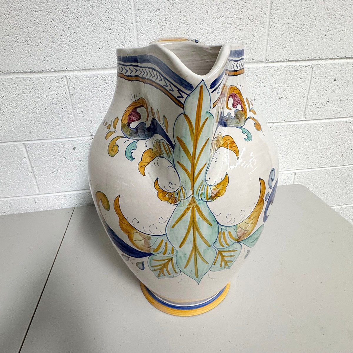 Large Deruta Floor Pitcher