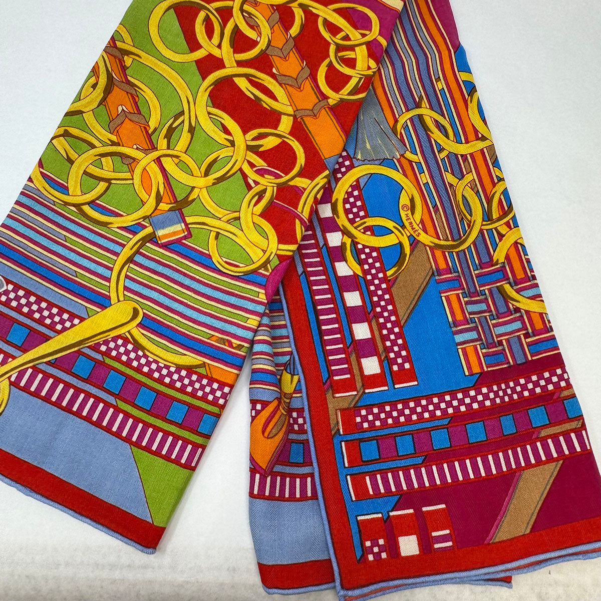 Hermes "Brides et Gris-Gris" Cashmere Shawl