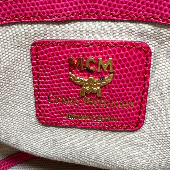 MCM X Craig Redman Visetos Handle Bag