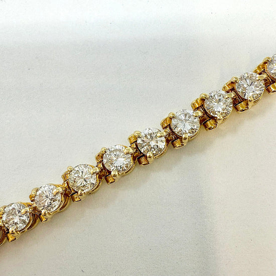 14K Gold Diamond Tennis Bracelet