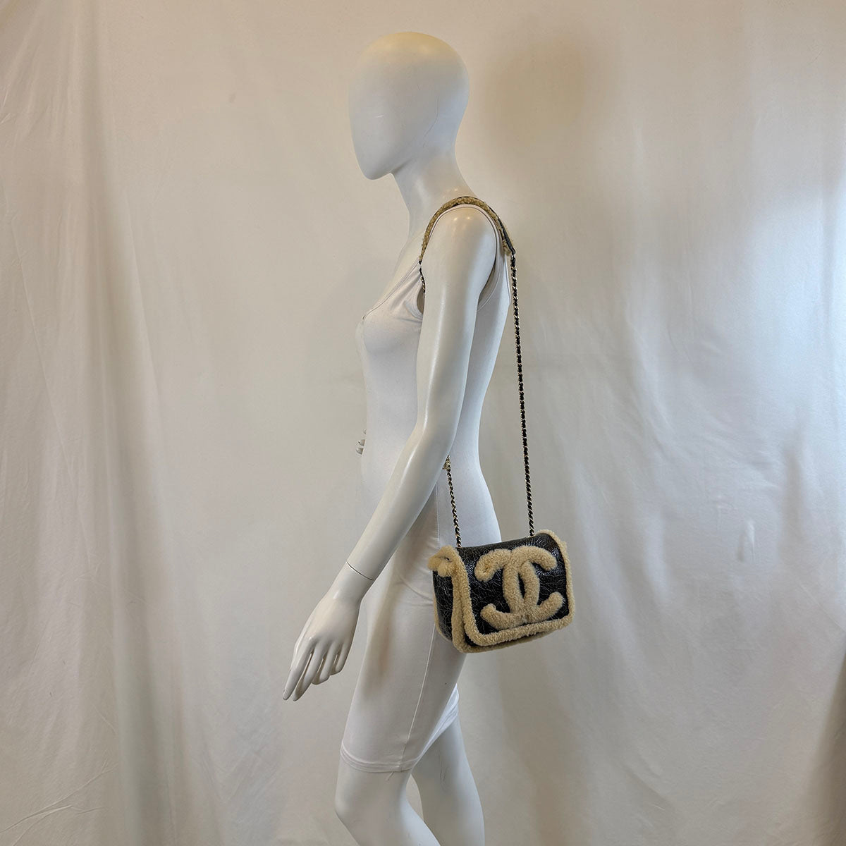 Chanel 2019 Shearling Flap Bag