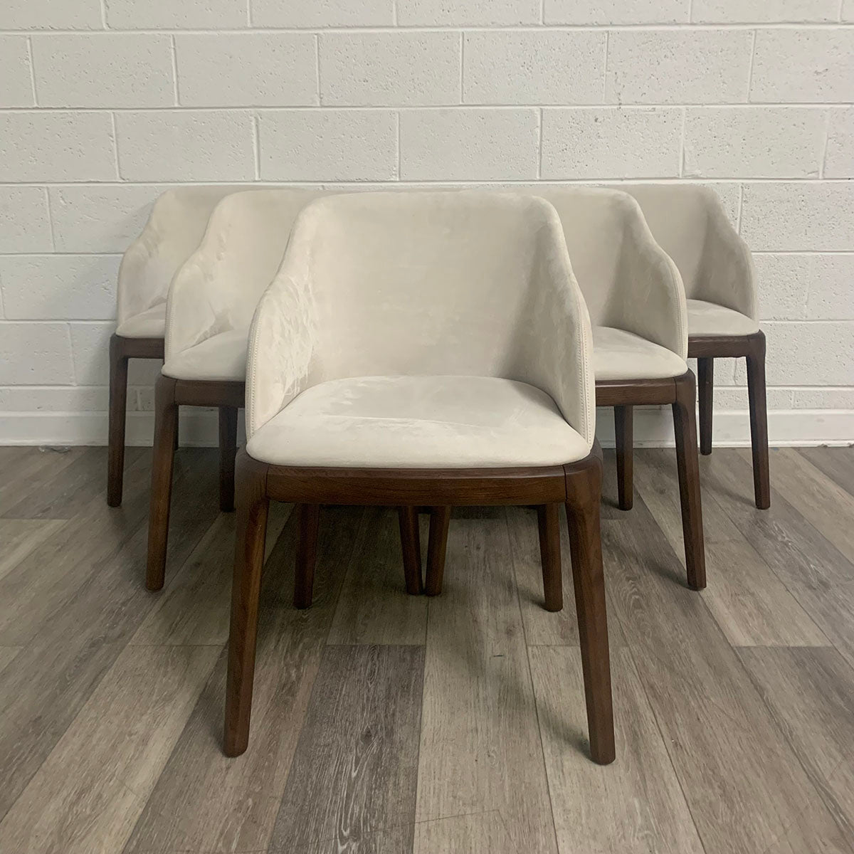Suede Dining Chairs