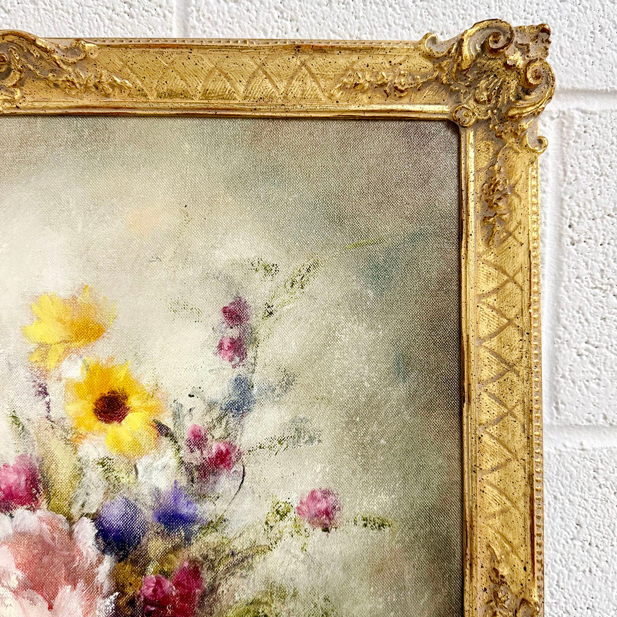 "Still Life with Flowers" Signed