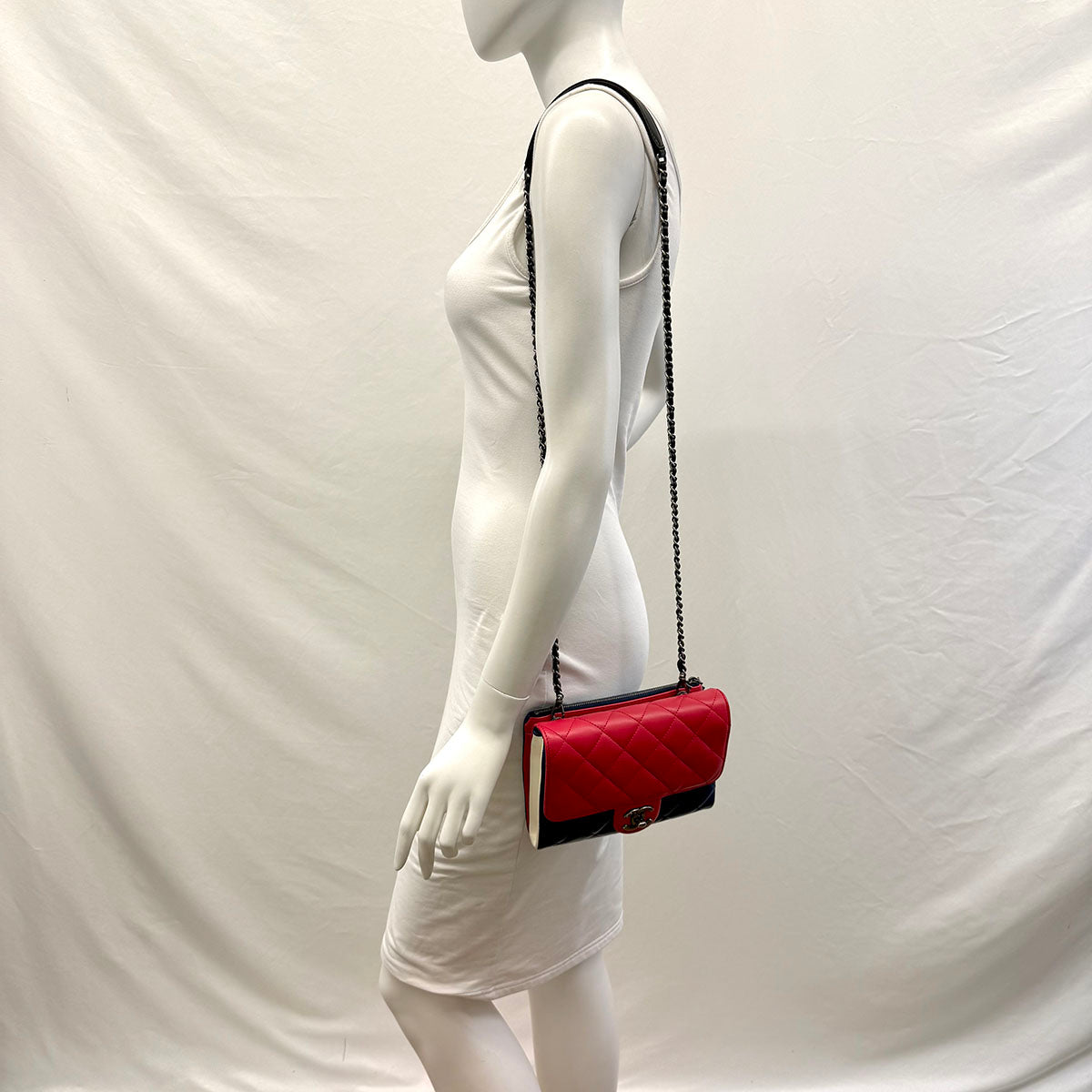 Chanel Tricolor Crossbody Flap