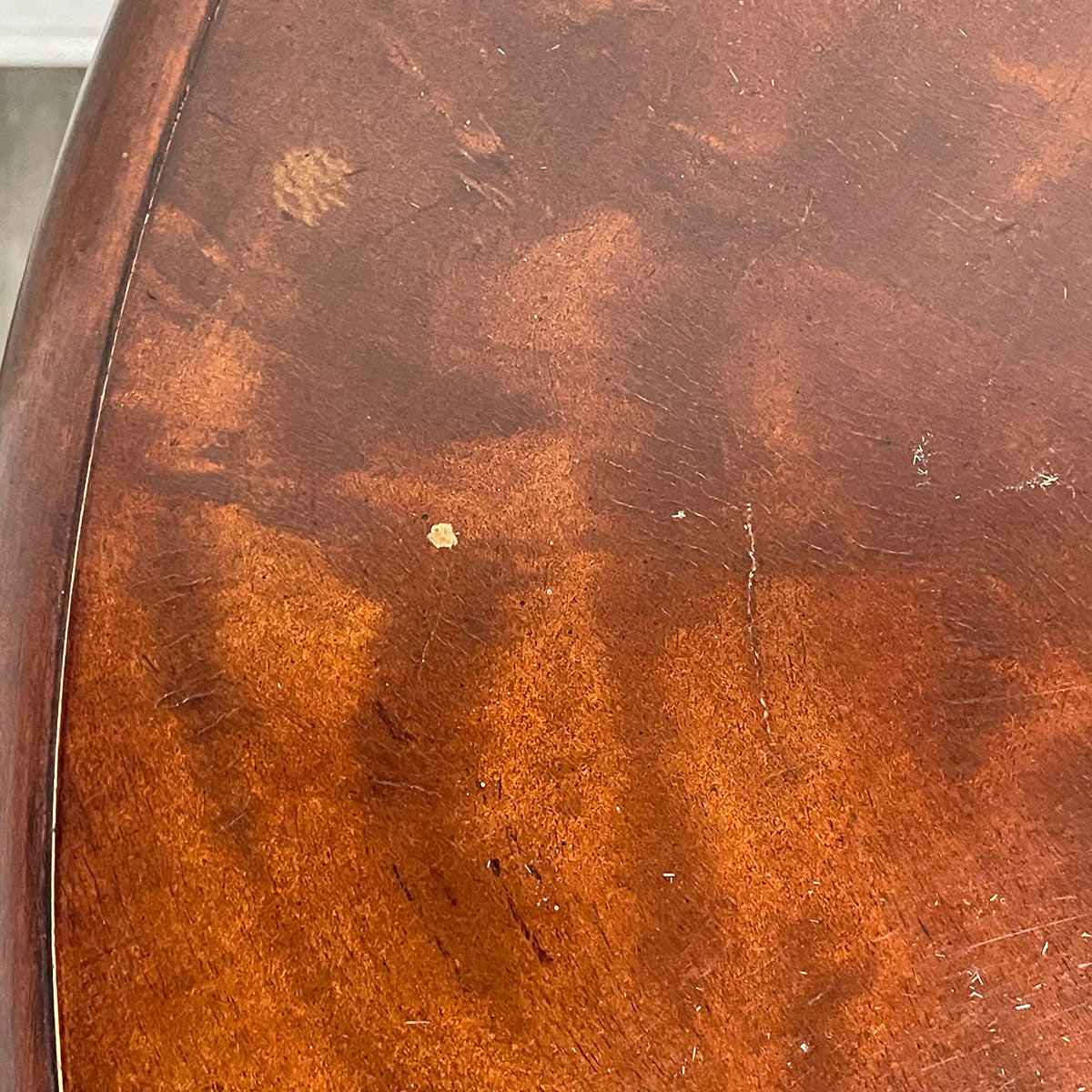Round Wood  End Table