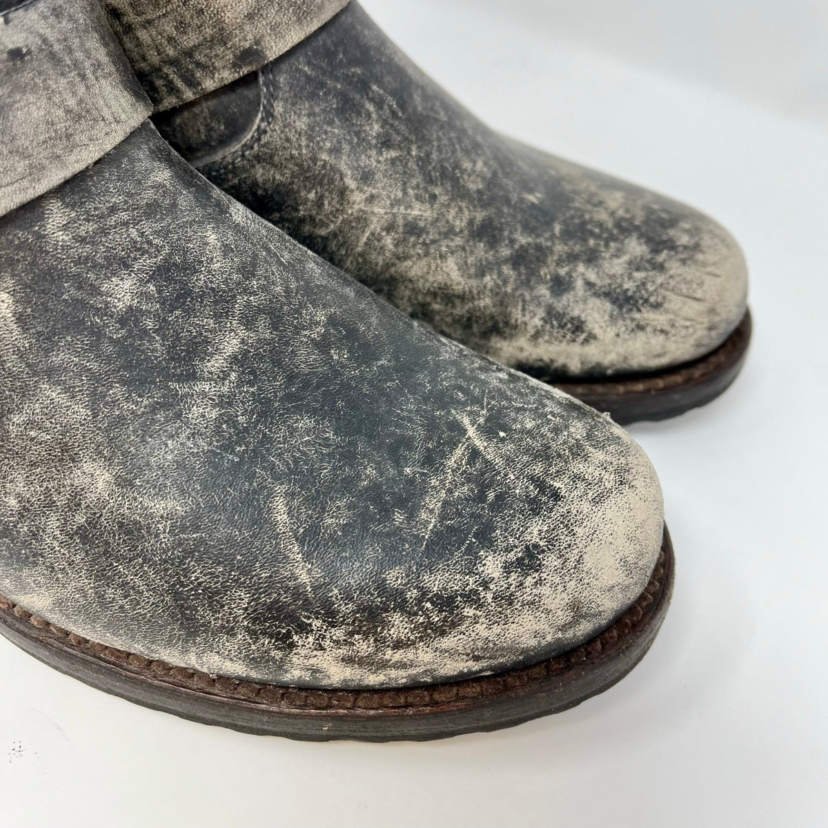 Frye Mid Calf Moto Boots