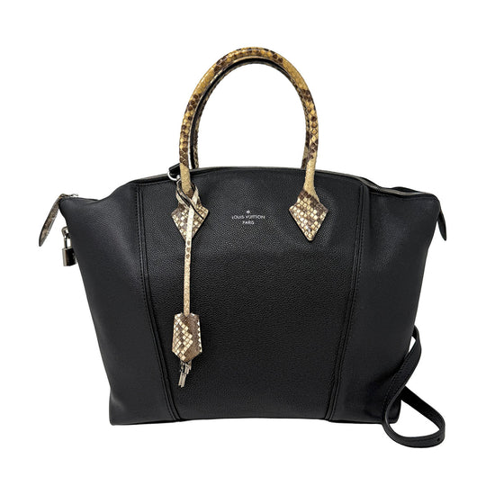 Louis Vuitton Soft Locket Tote with Python Handles