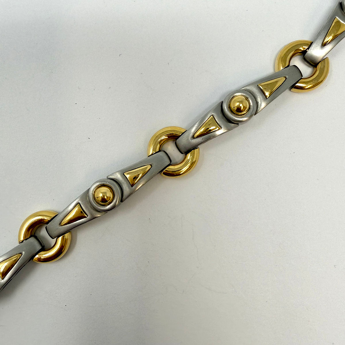 Rudolph Erdel 18K Gold & Platinum 7.5" Bracelet