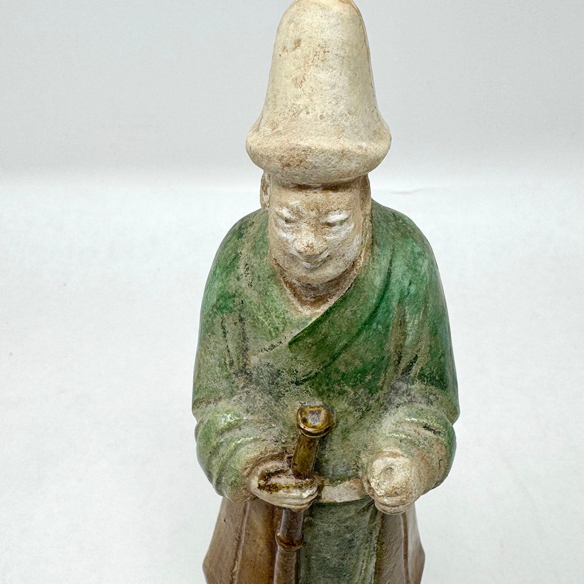 Set of Three Glazed Pottery Figures of Musician Ming Dynasty