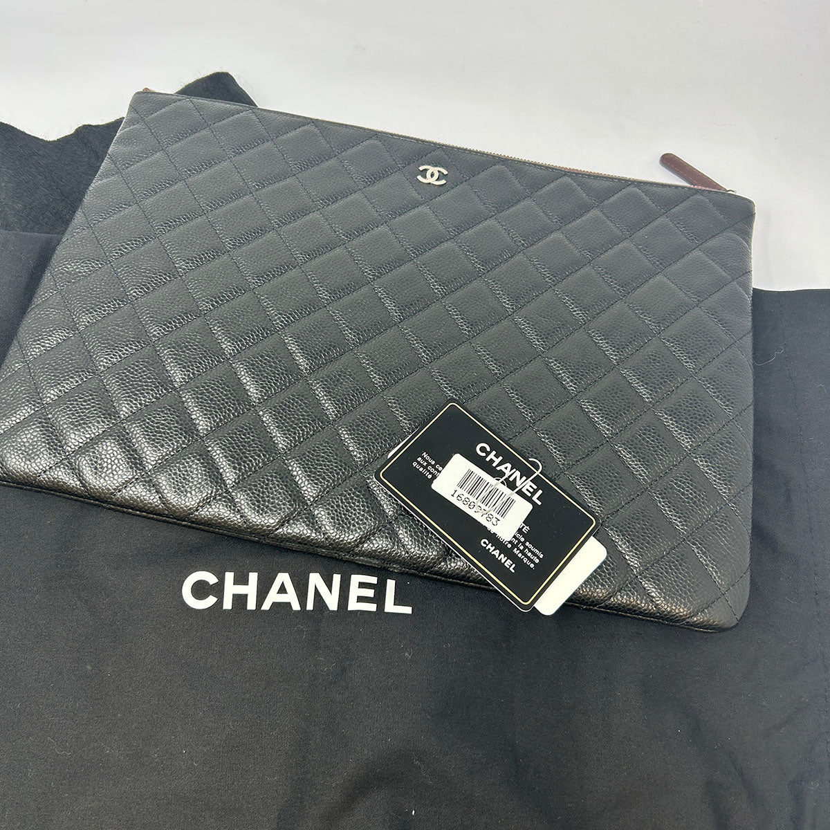 Chanel Quilted Clutch O-Case