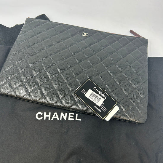 Chanel Quilted Clutch O-Case