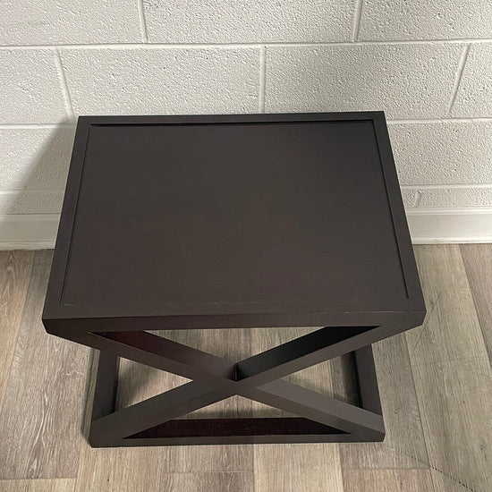 McArthur Side Table With A Crossover Frame