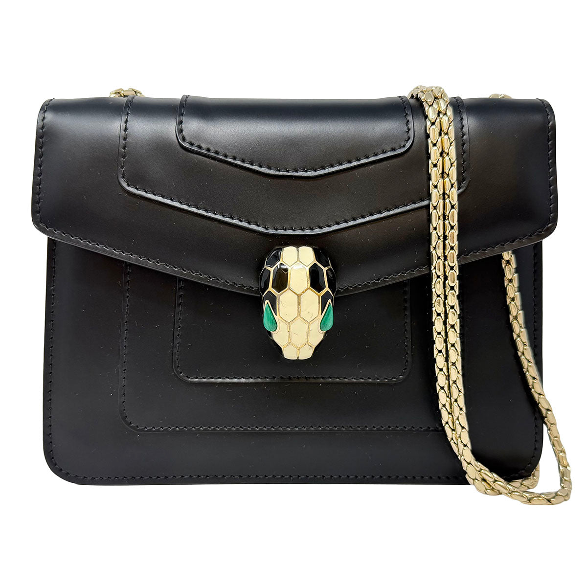 Bulgari Forever East West Flap Bag