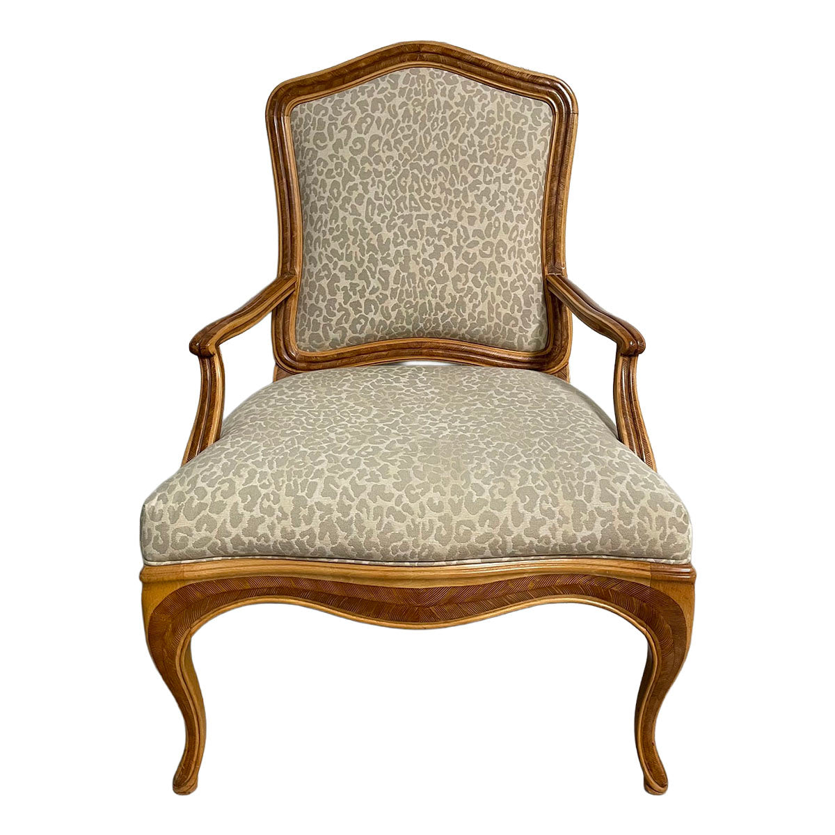 Armchair with Animal-Print Upholstery