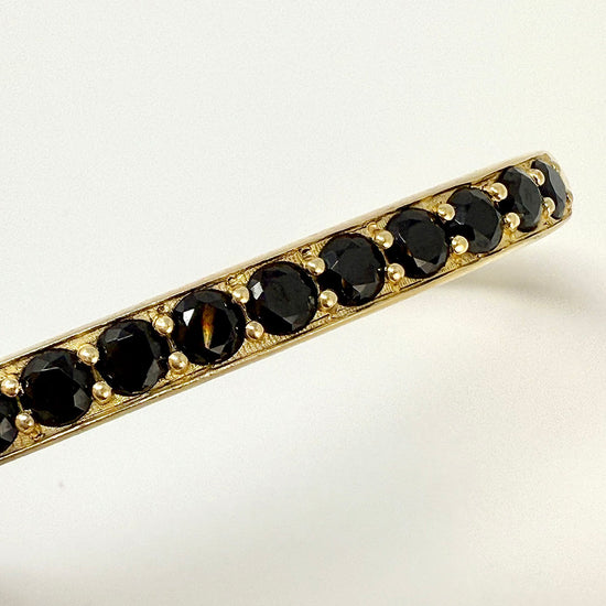 18K Gold Cuff Bracelet with Spinel