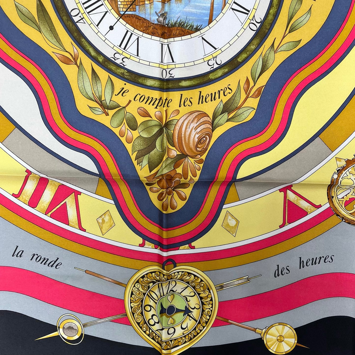 Hermes "La Ronde des Heures" Scarf