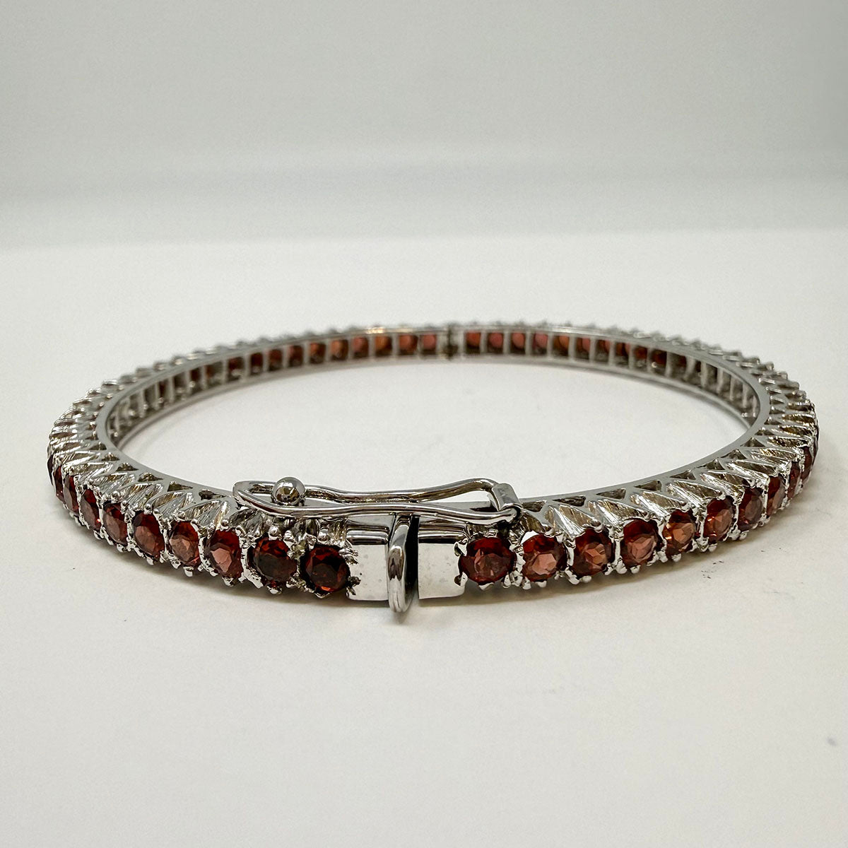 Tracey Mayer Garnet Bangle Bracelet
