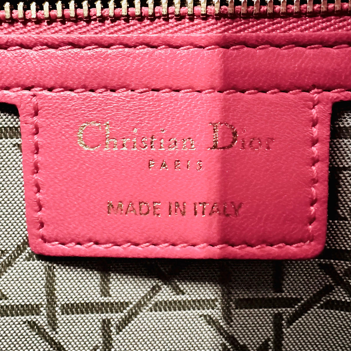 Christian Dior "Lady Dior" Handle Bag