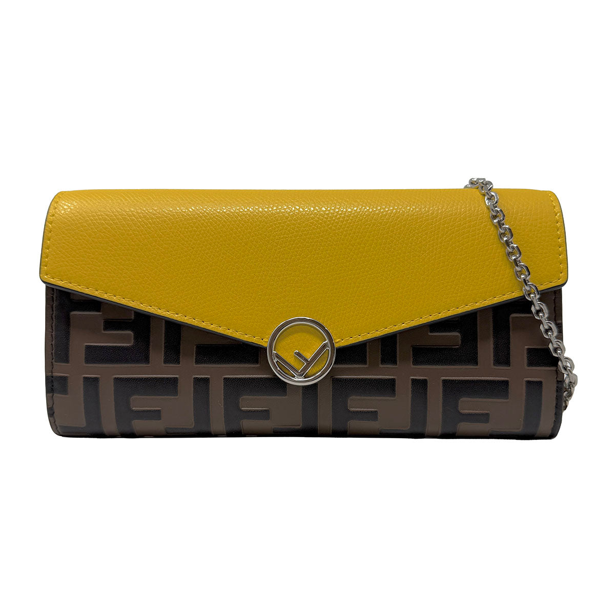 Fendi Zucca FF Continental Envelope Wallet On Chain – North Shore
