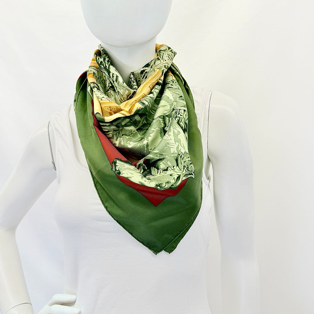 Hermes "La Fontaine de Bartholdi" Scarf