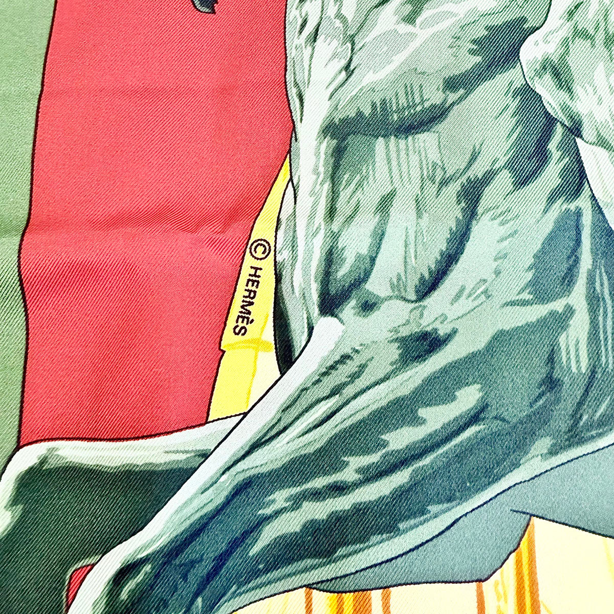 Hermes "La Fontaine de Bartholdi" Scarf